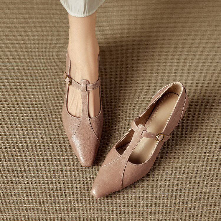 Veloria Genuine Leather Heels