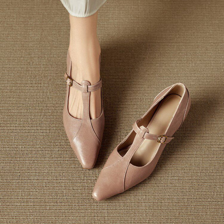 Veloria Genuine Leather Heels
