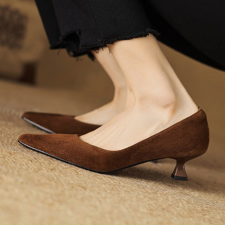 Orlen Genuine Suede Heels