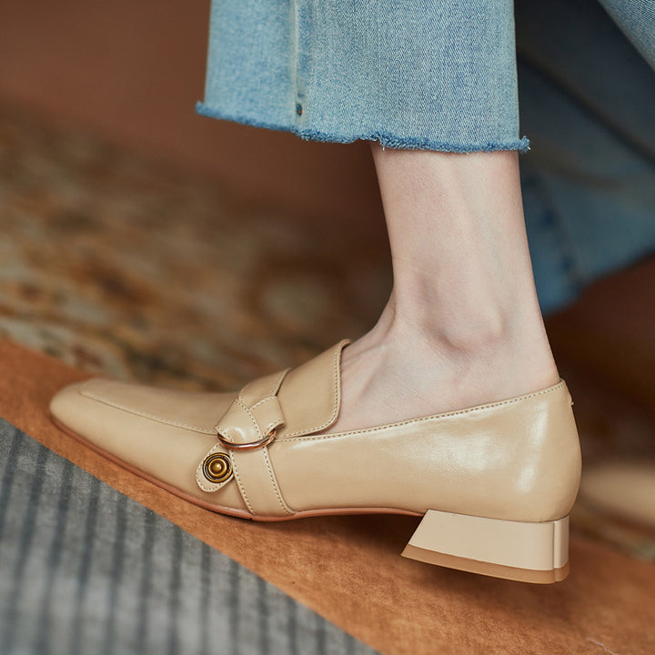 Marcelline Genuine Leather Loafers