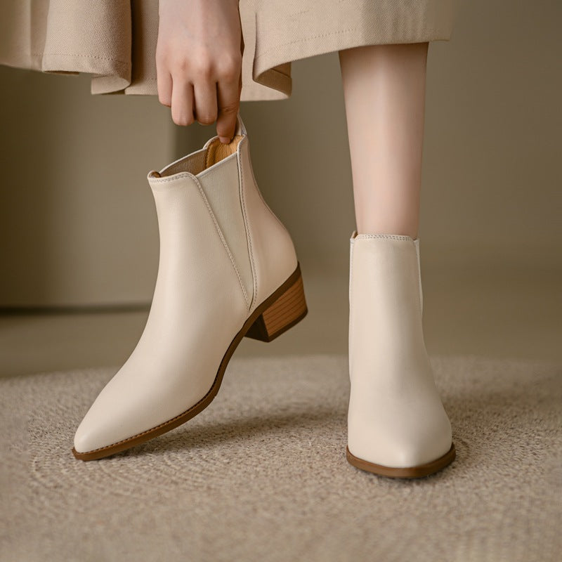 Elloria Genuine Leather Boots