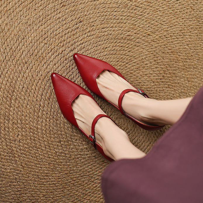 Nivara Genuine Leather Heels