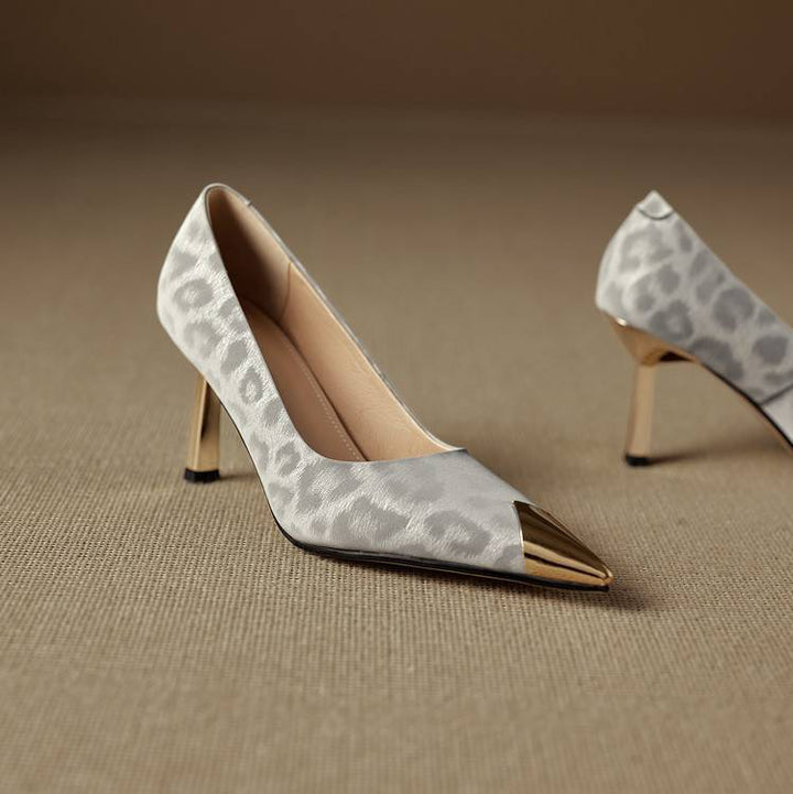 Celia Genuine Leather Heels