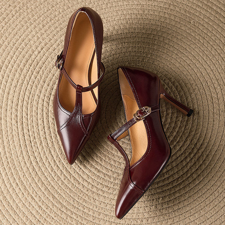 Carvelle Genuine Leather Heels