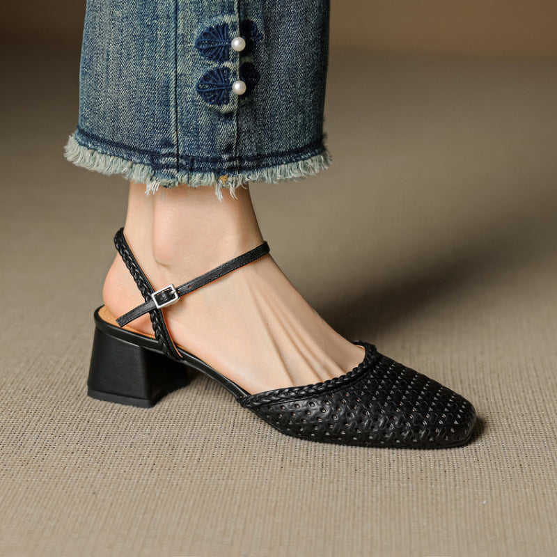 Orelia Genuine Leather Heels