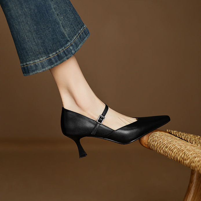 Nivara Genuine Leather Heels