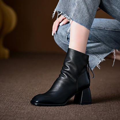 Livia Genuine Leather Boots