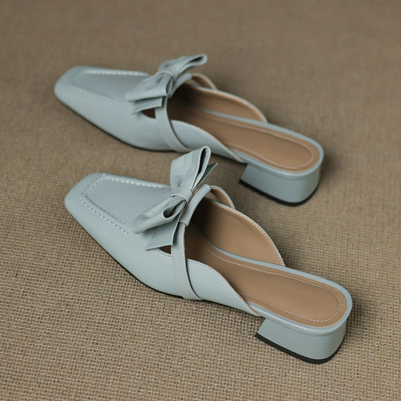 Mireva Genuine Leather Mules