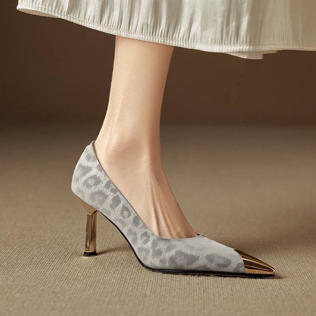 Celia Genuine Leather Heels
