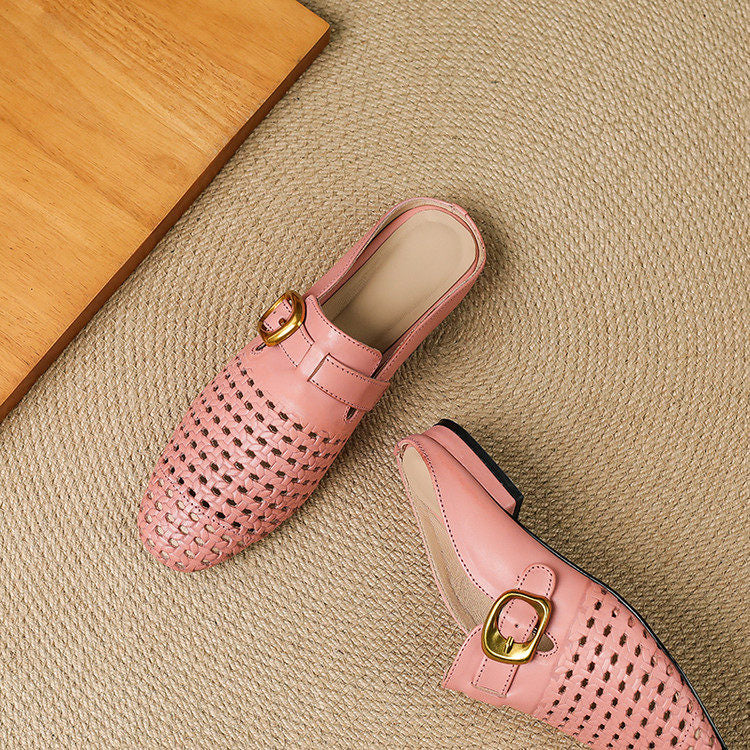 Marcella Genuine Leather Mules
