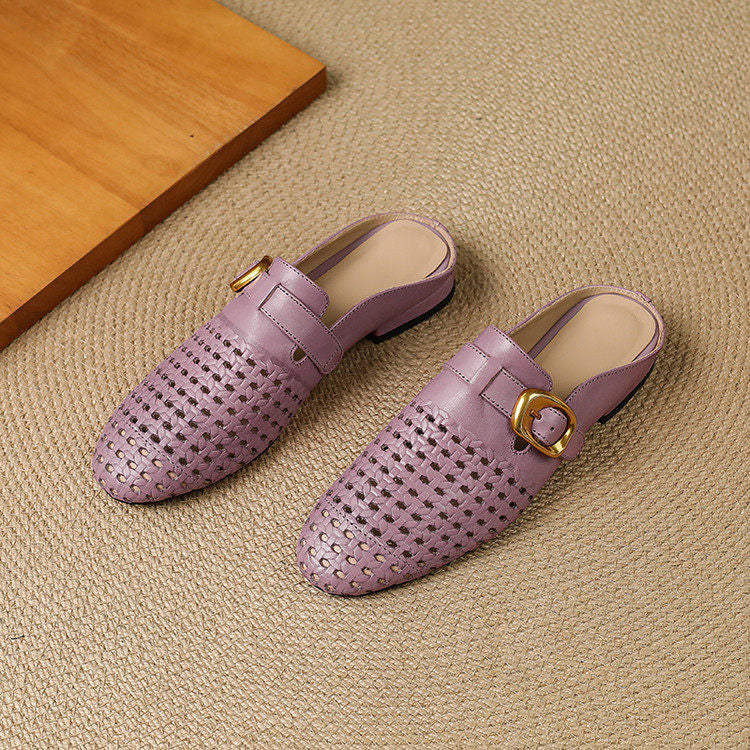 Marcella Genuine Leather Mules