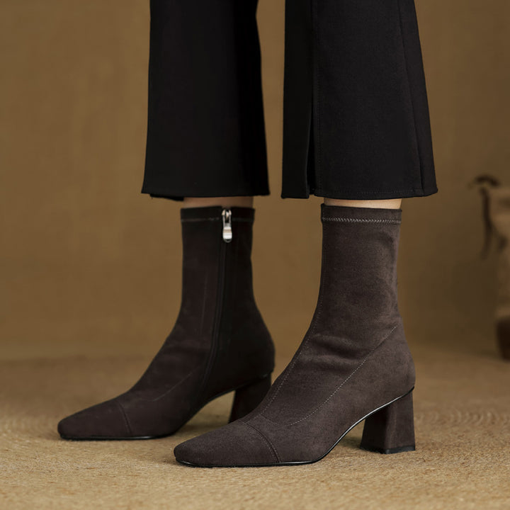 Sari Genuine Suede Boots
