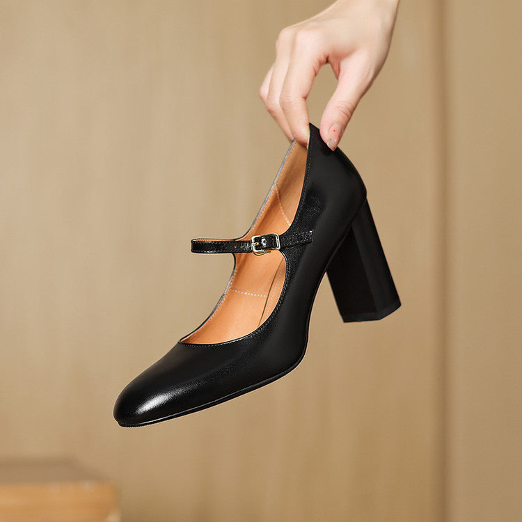 Capri Genuine Leather Heels