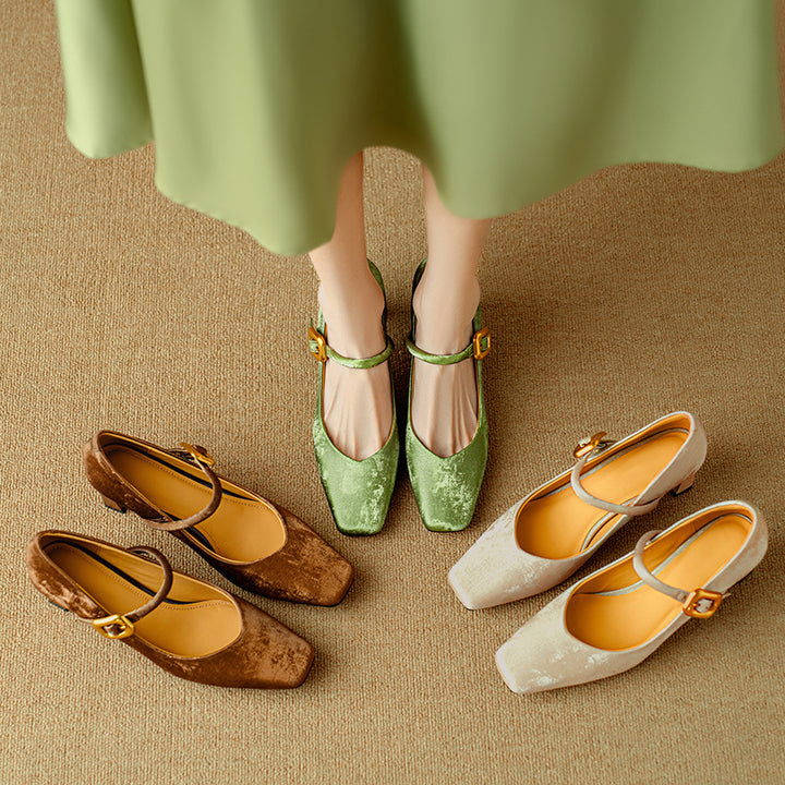 Nara Genuine Leather Heels