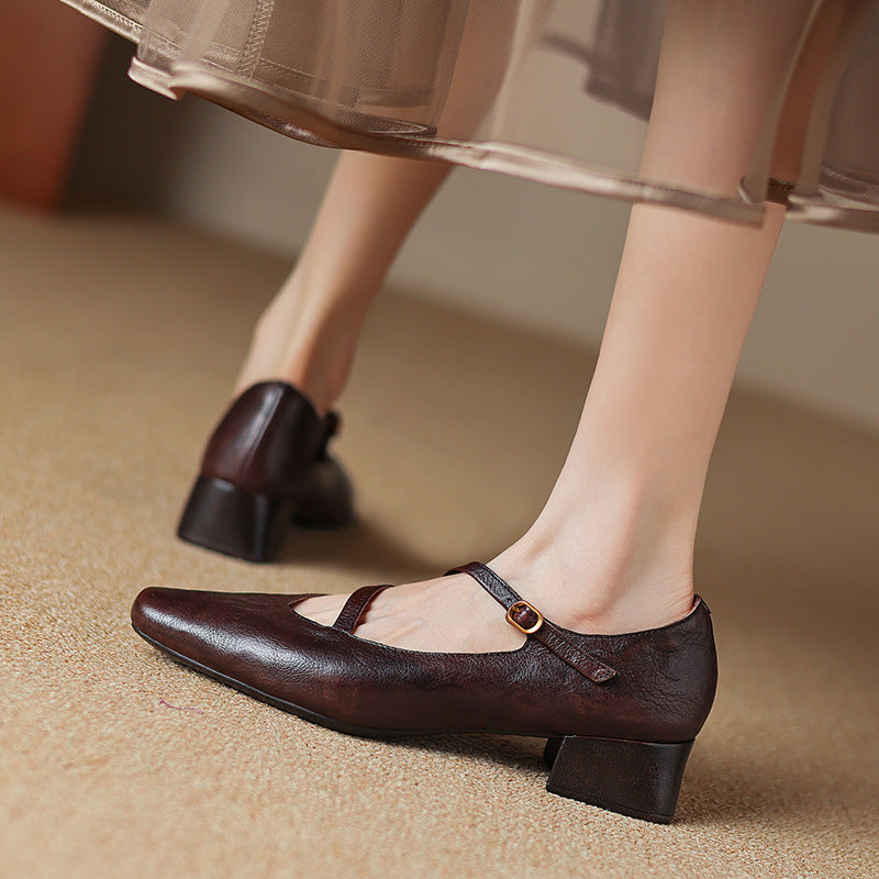 Ossa Genuine Leather Heels