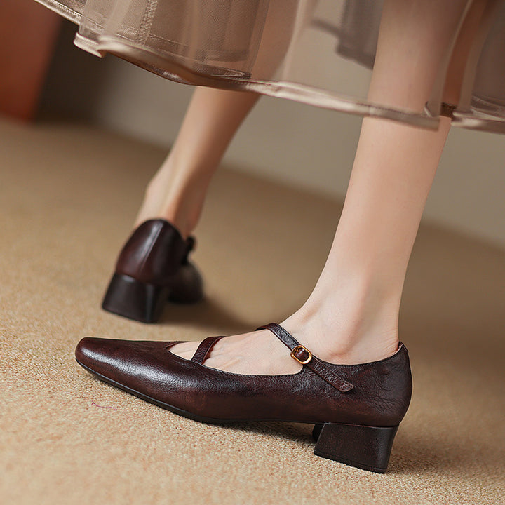 Ossa Genuine Leather Heels