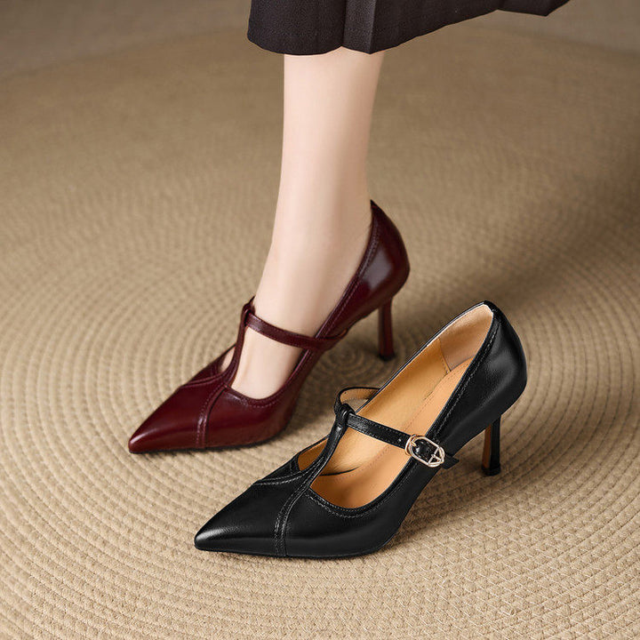 Carvelle Genuine Leather Heels