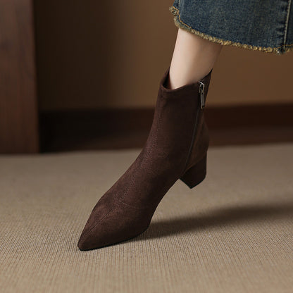 Odette Genuine Suede Boots