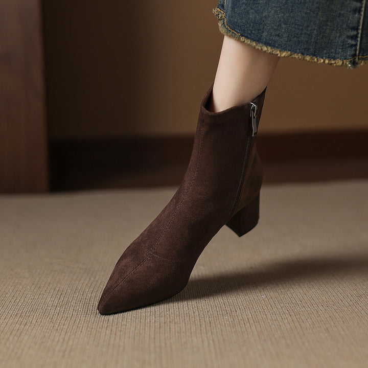 Odette Genuine Suede Boots
