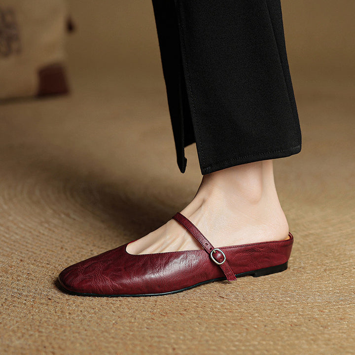 Rovina Genuine Leather Mules
