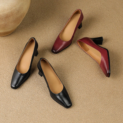 Marla Genuine Leather Heels