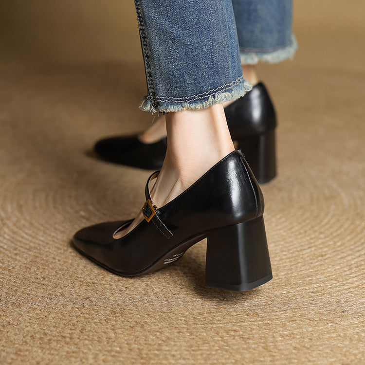 Solmar Genuine Leather Heels