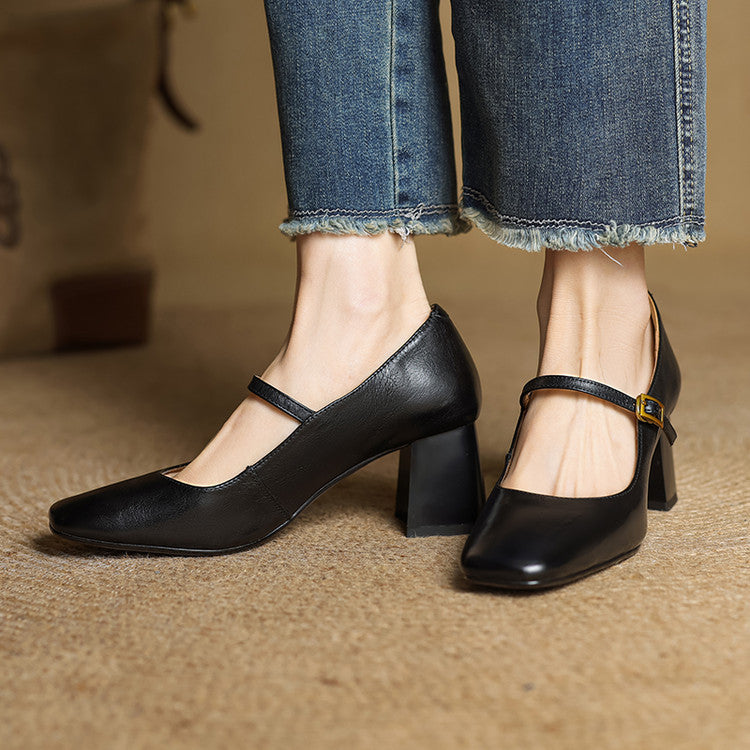 Solmar Genuine Leather Heels