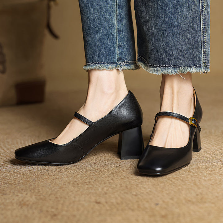 Solmar Genuine Leather Heels