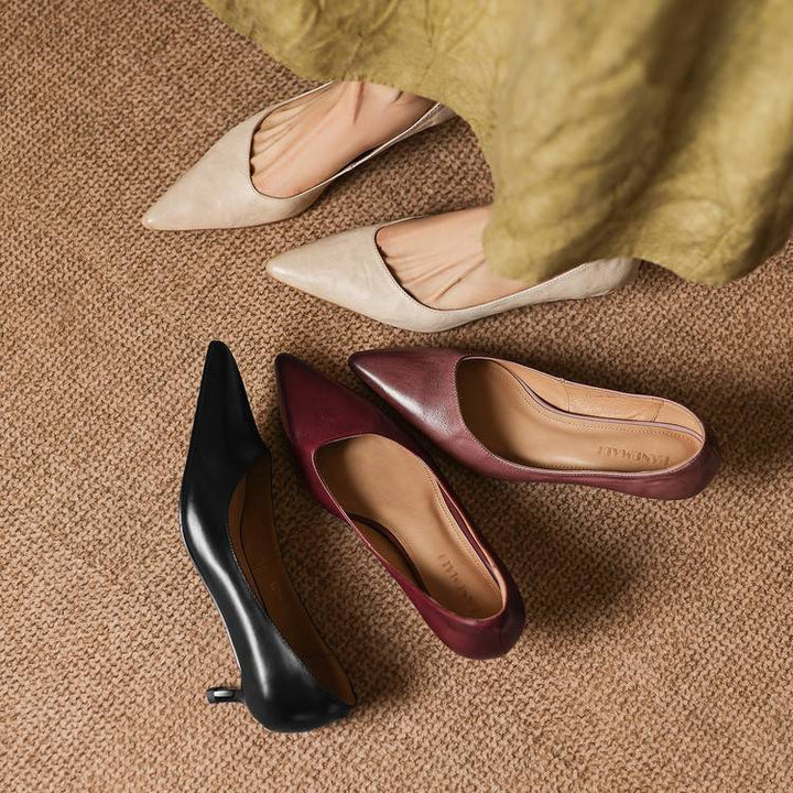 Riva Genuine Leather Heels