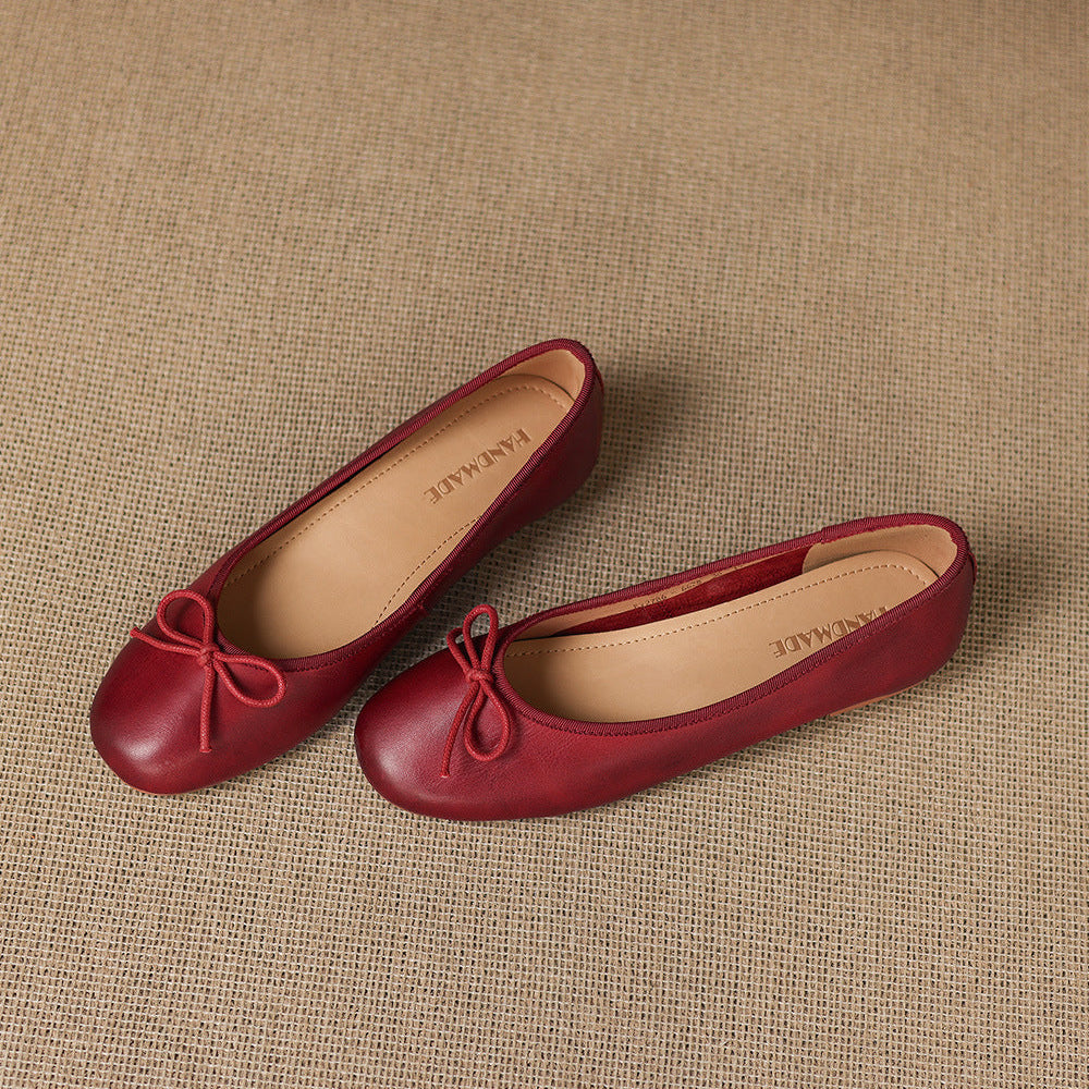 Talla Genuine Leather Flats