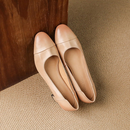 Estelle Genuine Leather Heels