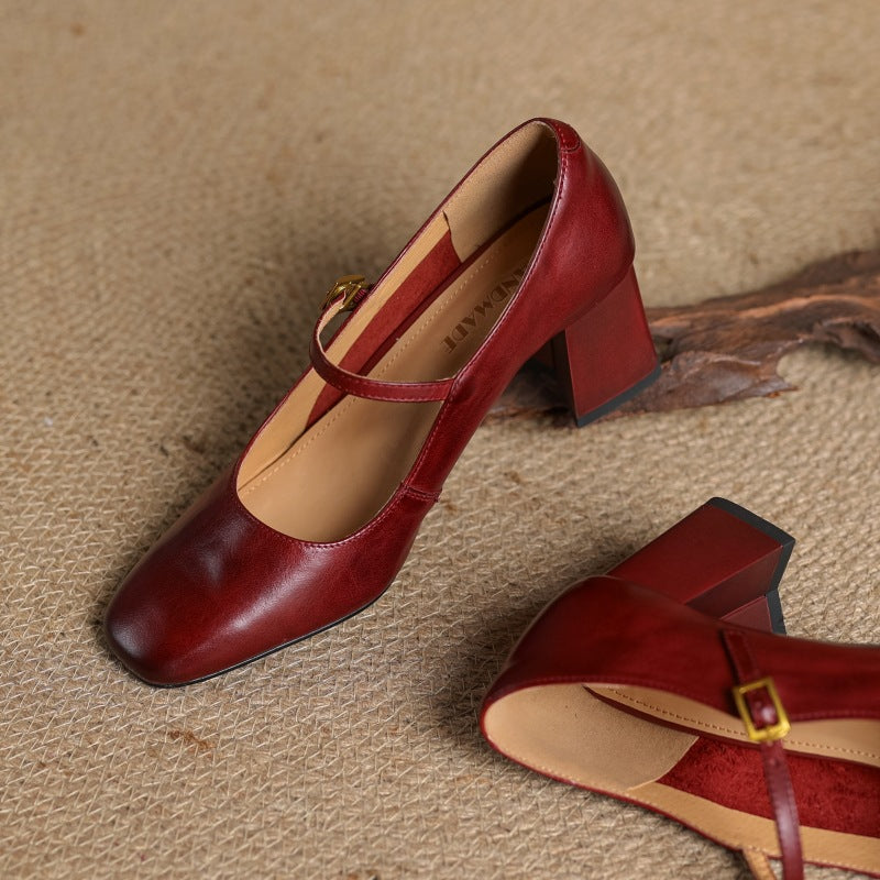 Solmar Genuine Leather Heels