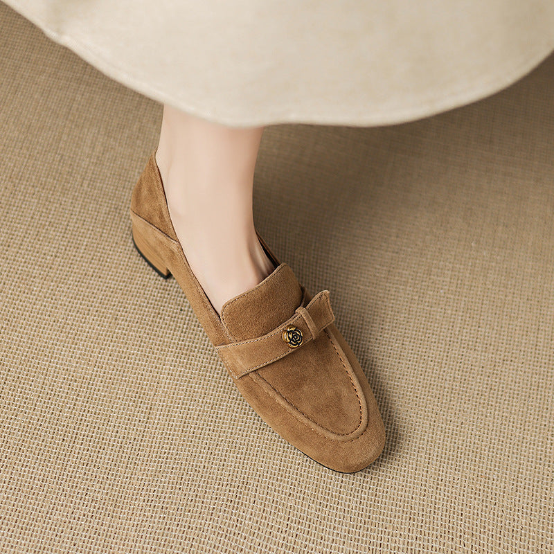 Lirena Genuine Suede Loafers
