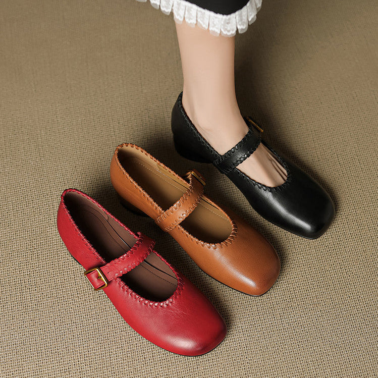 Ilya Genuine Leather Mary Janes