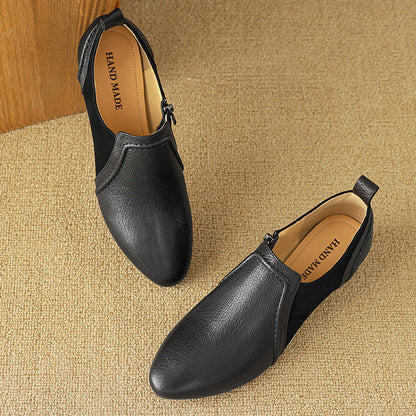 Talia Genuine Leather Flats