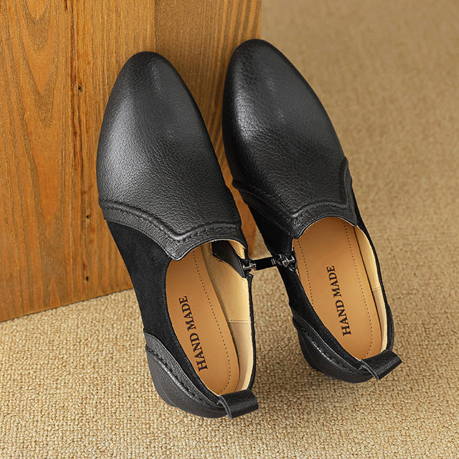 Talia Genuine Leather Flats