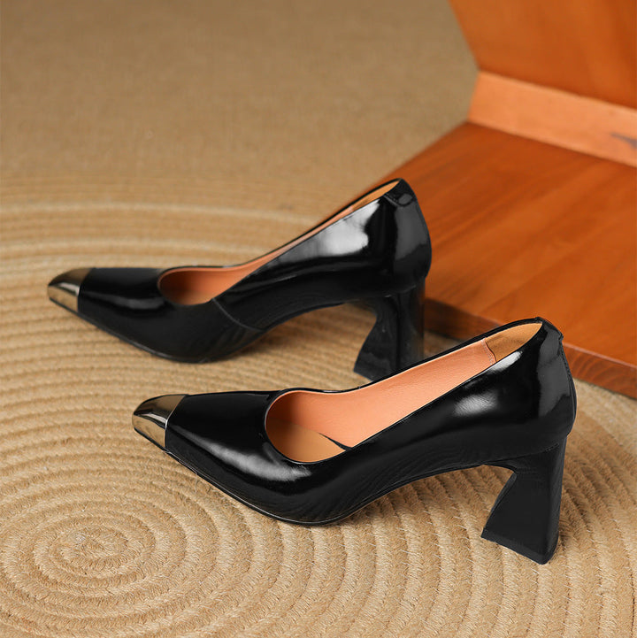 Carmin Genuine Leather Heels