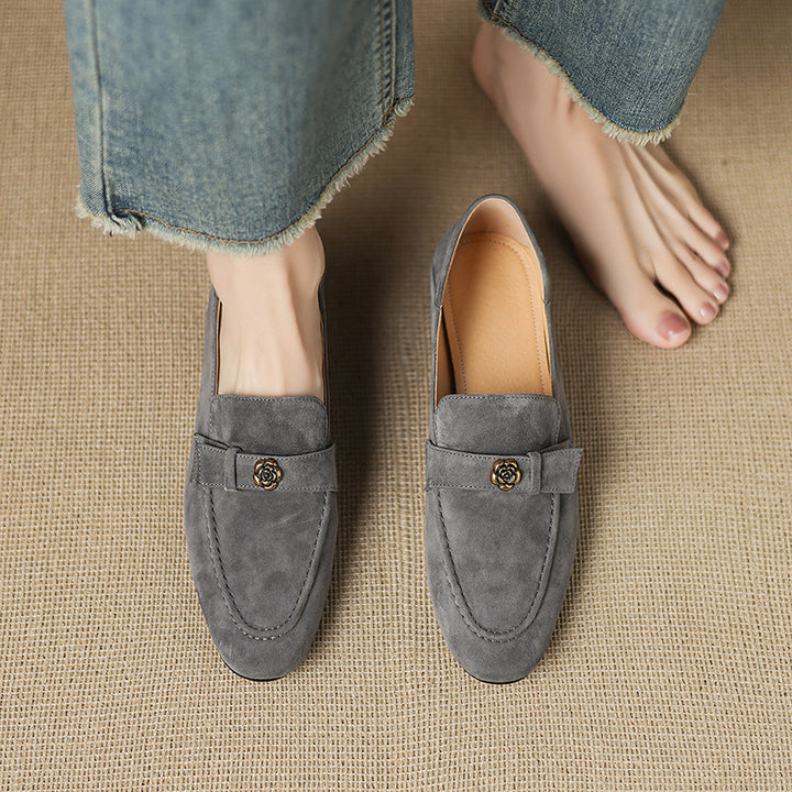 Lirena Genuine Suede Loafers