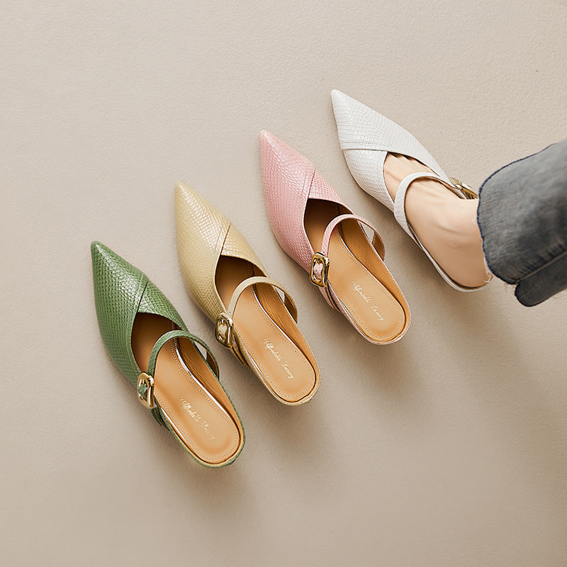 Maribelle Genuine Leather Heels