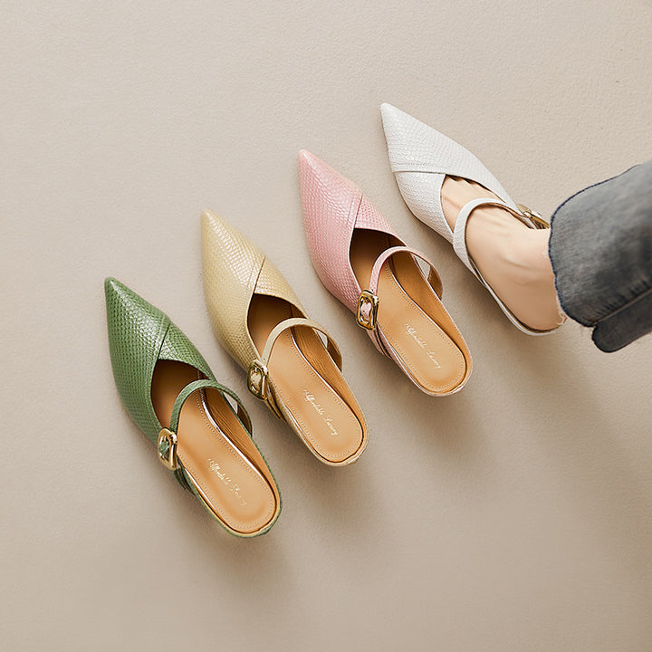 Maribelle Genuine Leather Heels