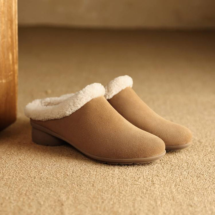 Ruelle Fleece-Lined Mules