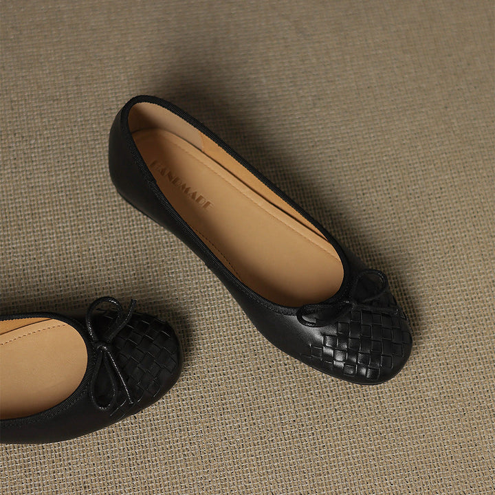 Vara Genuine Leather Flats