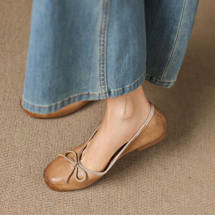 Talla Genuine Leather Flats