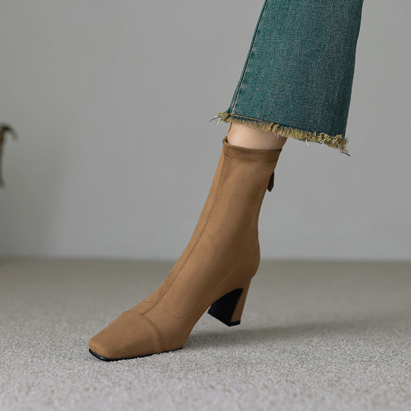 Sarona Genuine Suede Boots