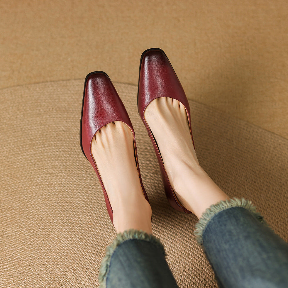 Marla Genuine Leather Heels