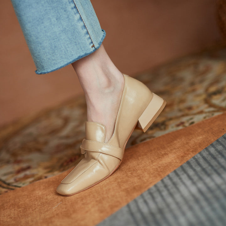 Marcelline Genuine Leather Loafers