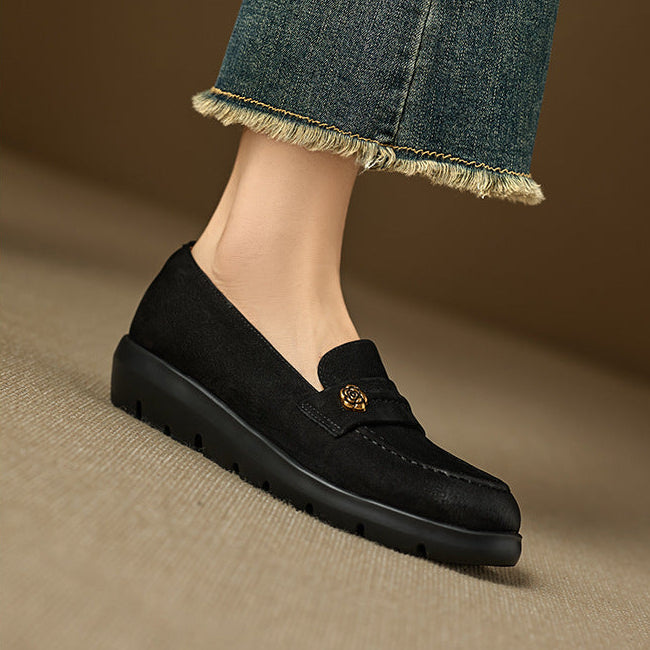 Mira Genuine Leather Platform Shoes
