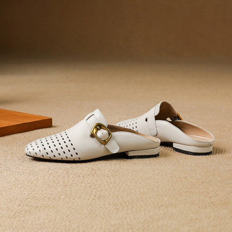 Marcella Genuine Leather Mules