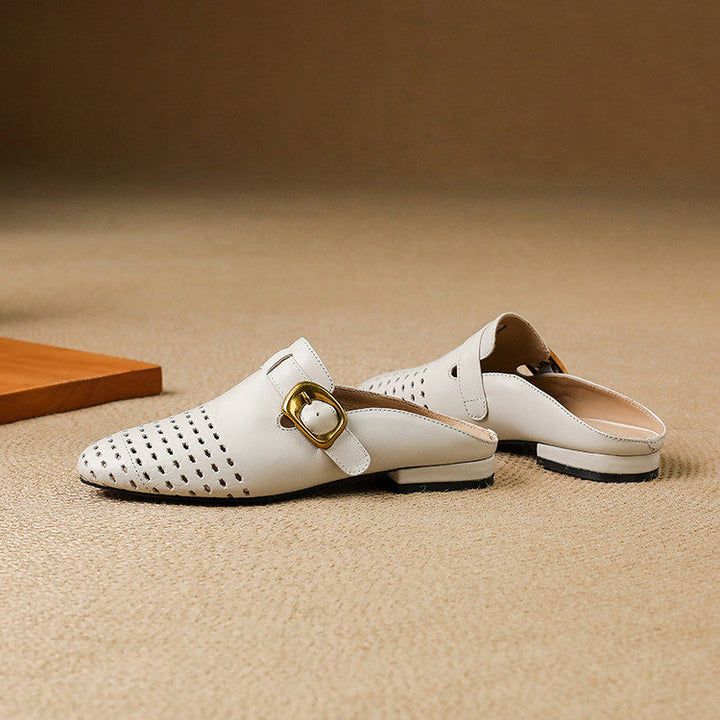 Marcella Genuine Leather Mules
