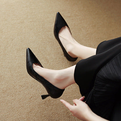 Aurel Genuine Leather Heels